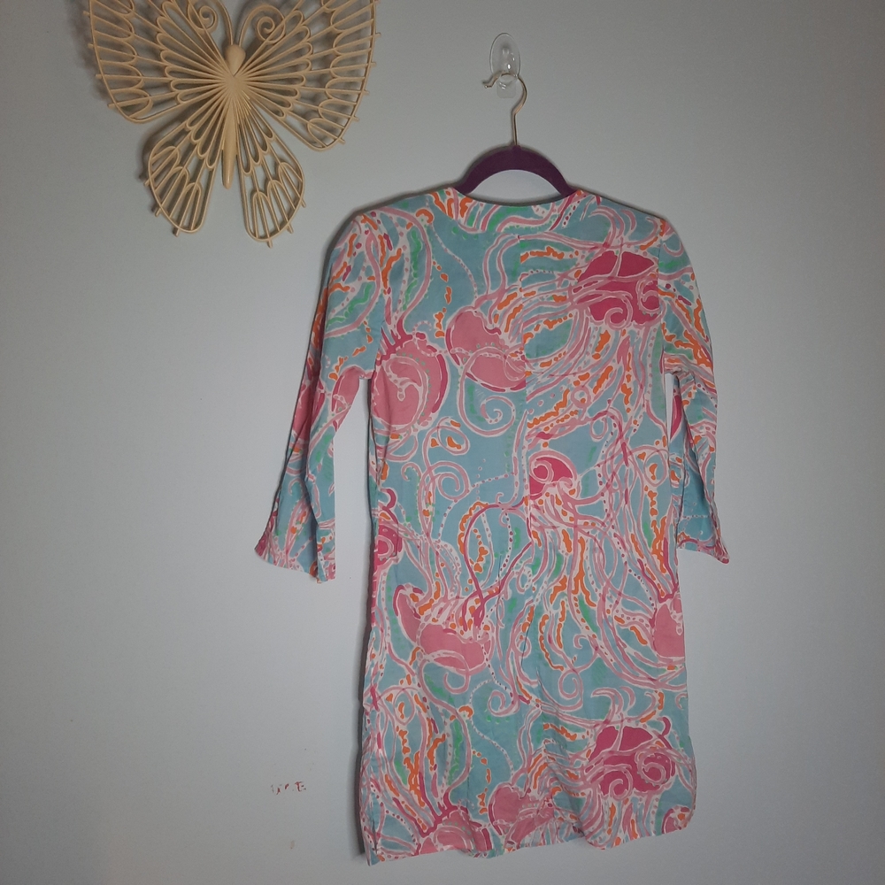 Lilly Pulitzer Jellyfish Print Dress or Beach Coverup - Picture 2 of 3